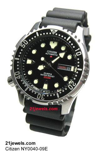 Automatic diver watch from 21Jewels archive